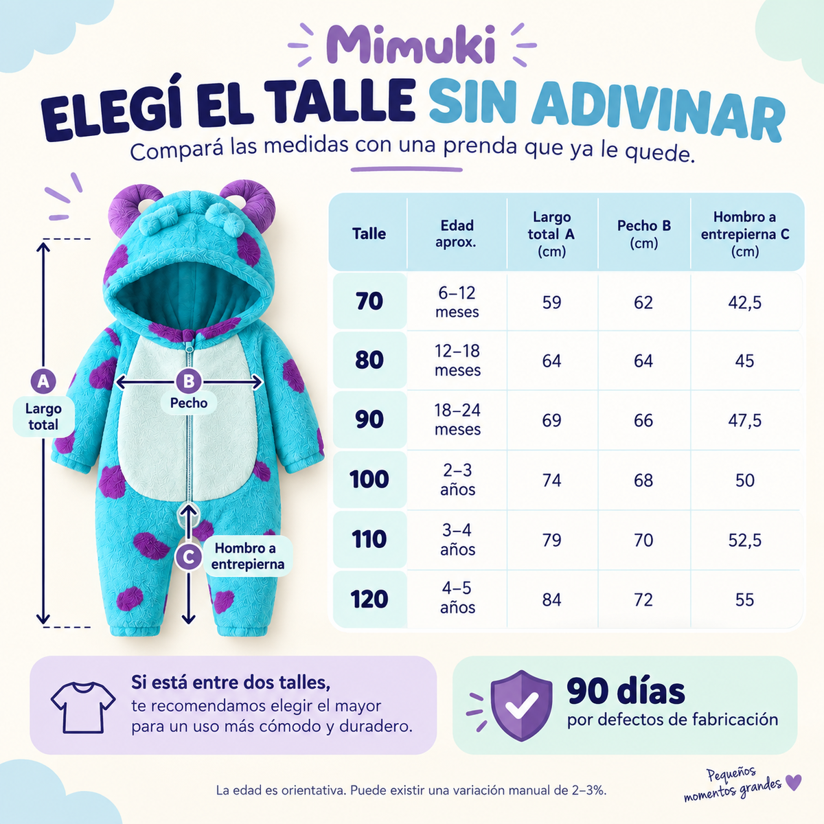 Pijama Monstruito 3D