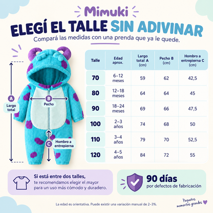 Pijama Monstruito 3D
