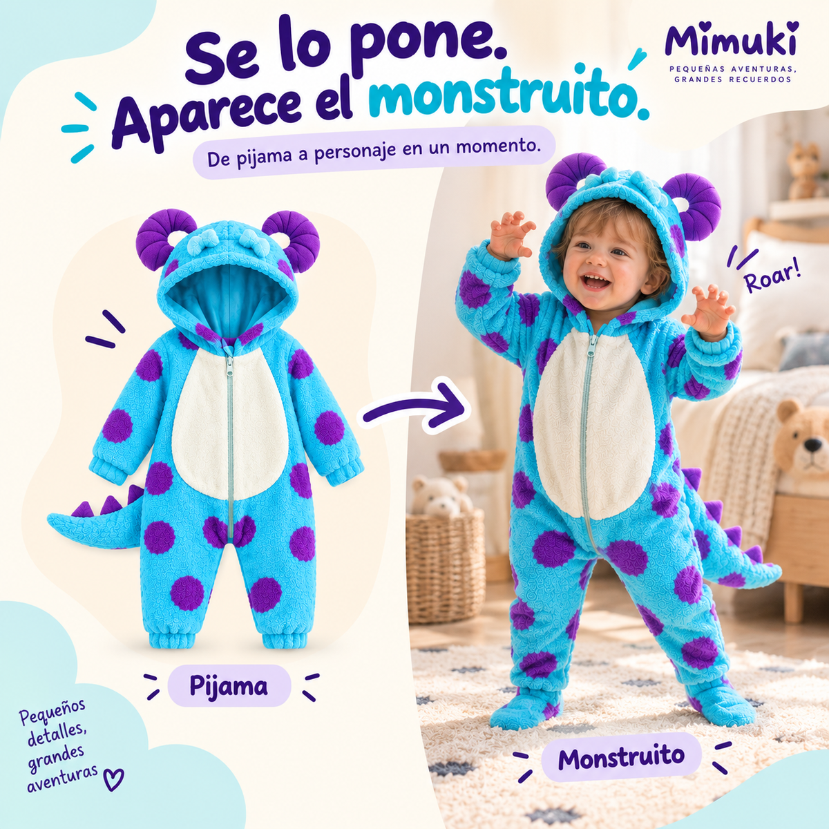 Pijama Monstruito 3D